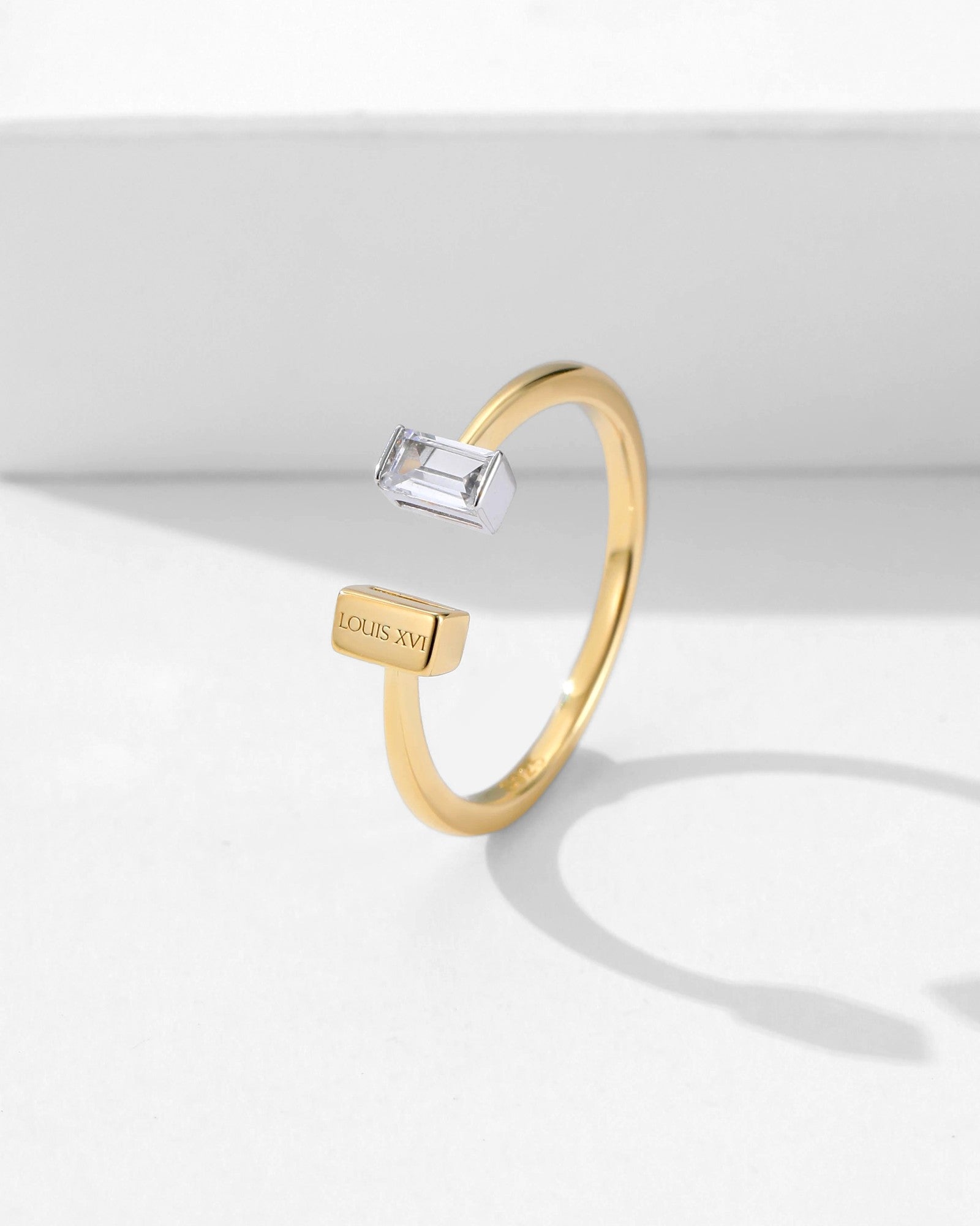 Bicolore Baguette Ringe - 8214000