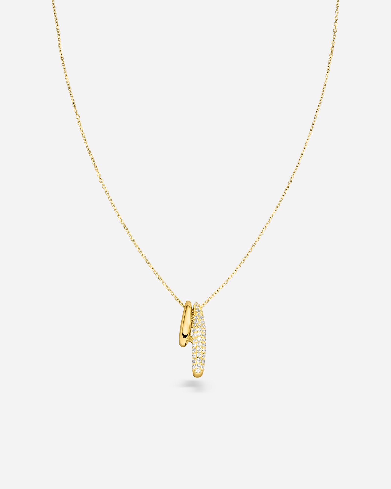 Gouttes Allongées Halskette - 8230200