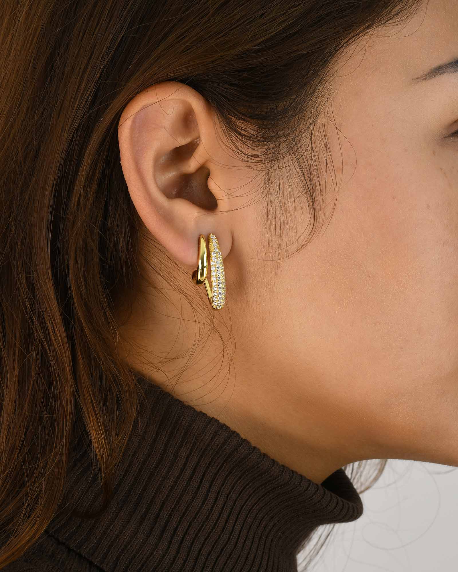 Gouttes Allongées Ohrring - 8240400