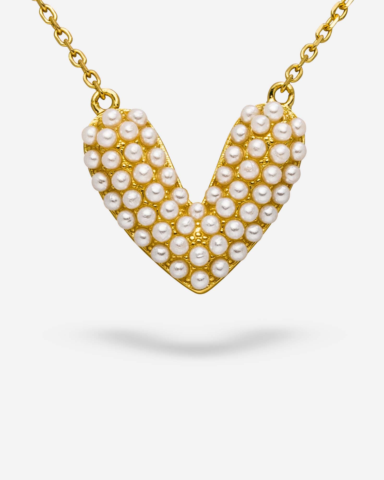 Herz Perle Halskette - 8130000