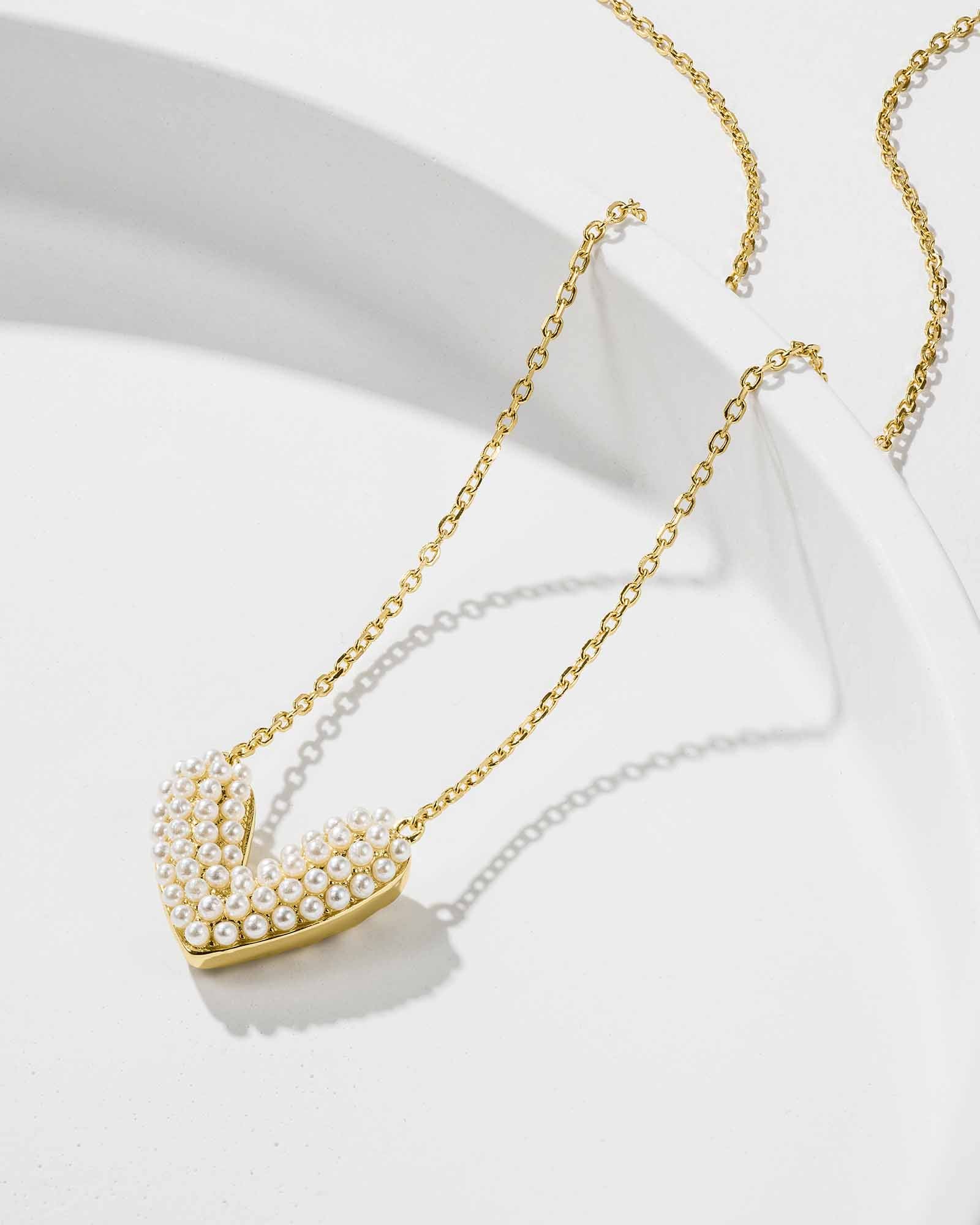 Hjerte Perle Halskæde - 8130000