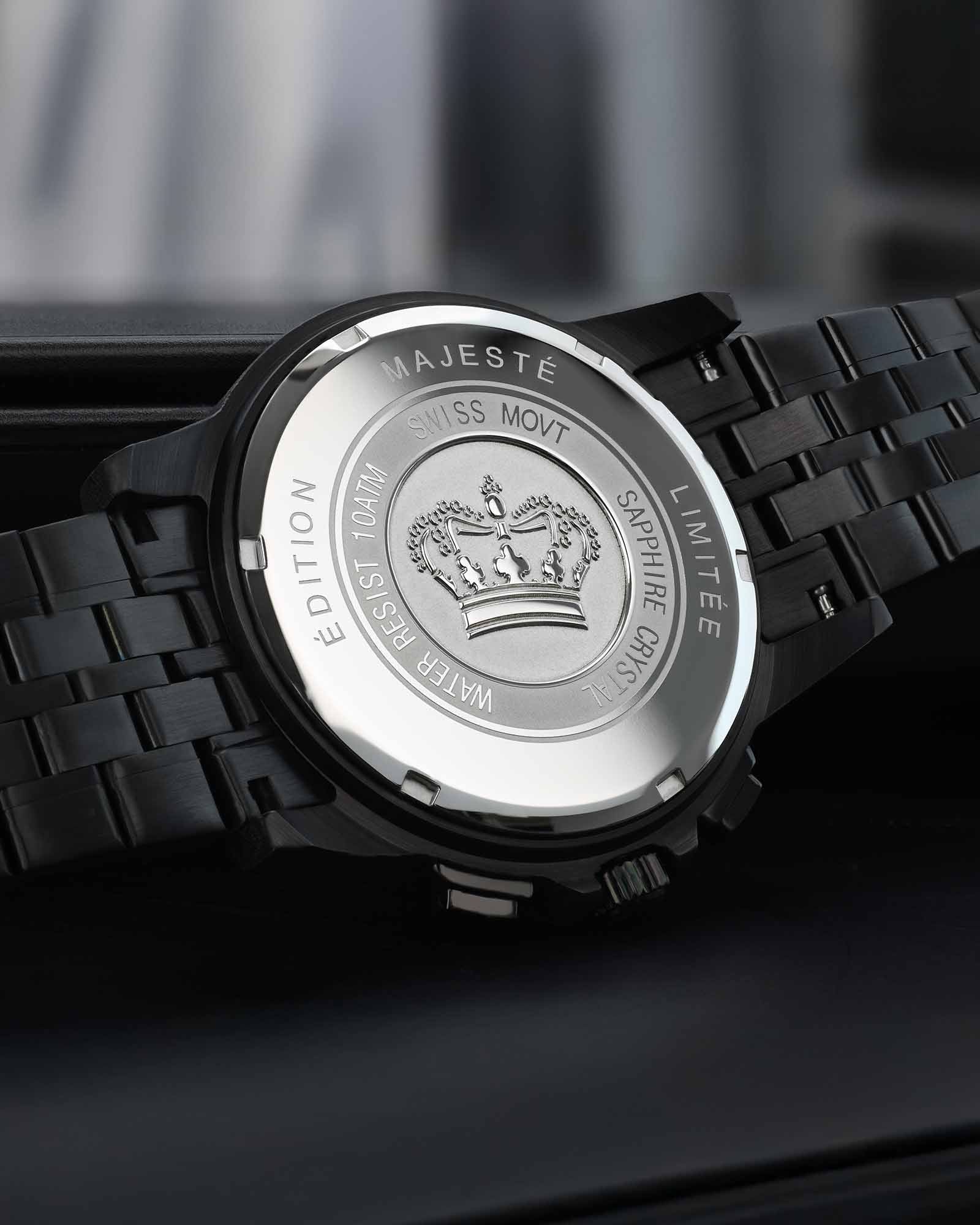 Majesté Frosted Iced Out 1183 Desert Gold - 43mm-LOUIS XVI