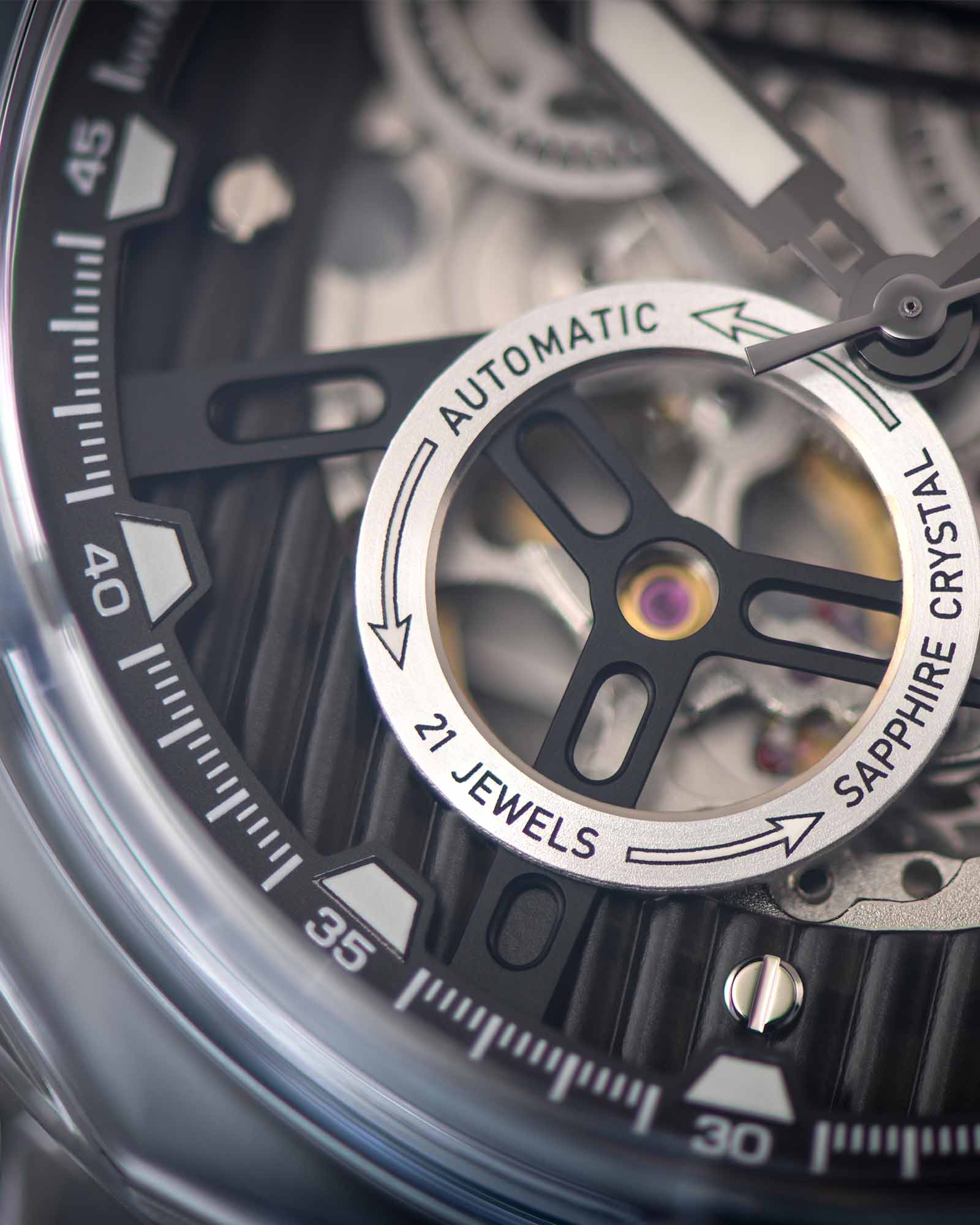 La Lumière Glas Automatisch Ref. 3823 – Babyblauw