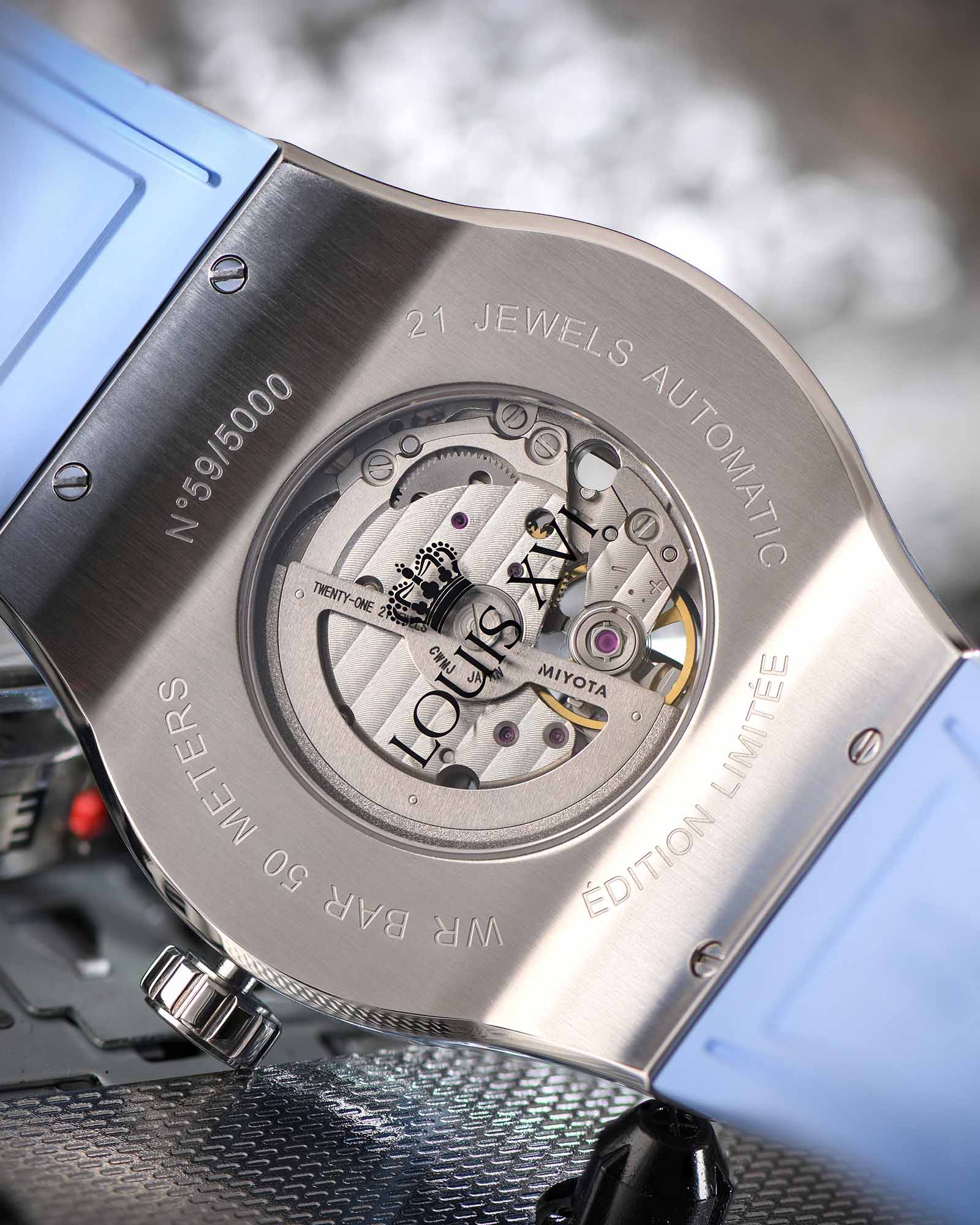 La Lumière Glas Automatisch Ref. 3823 – Babyblauw