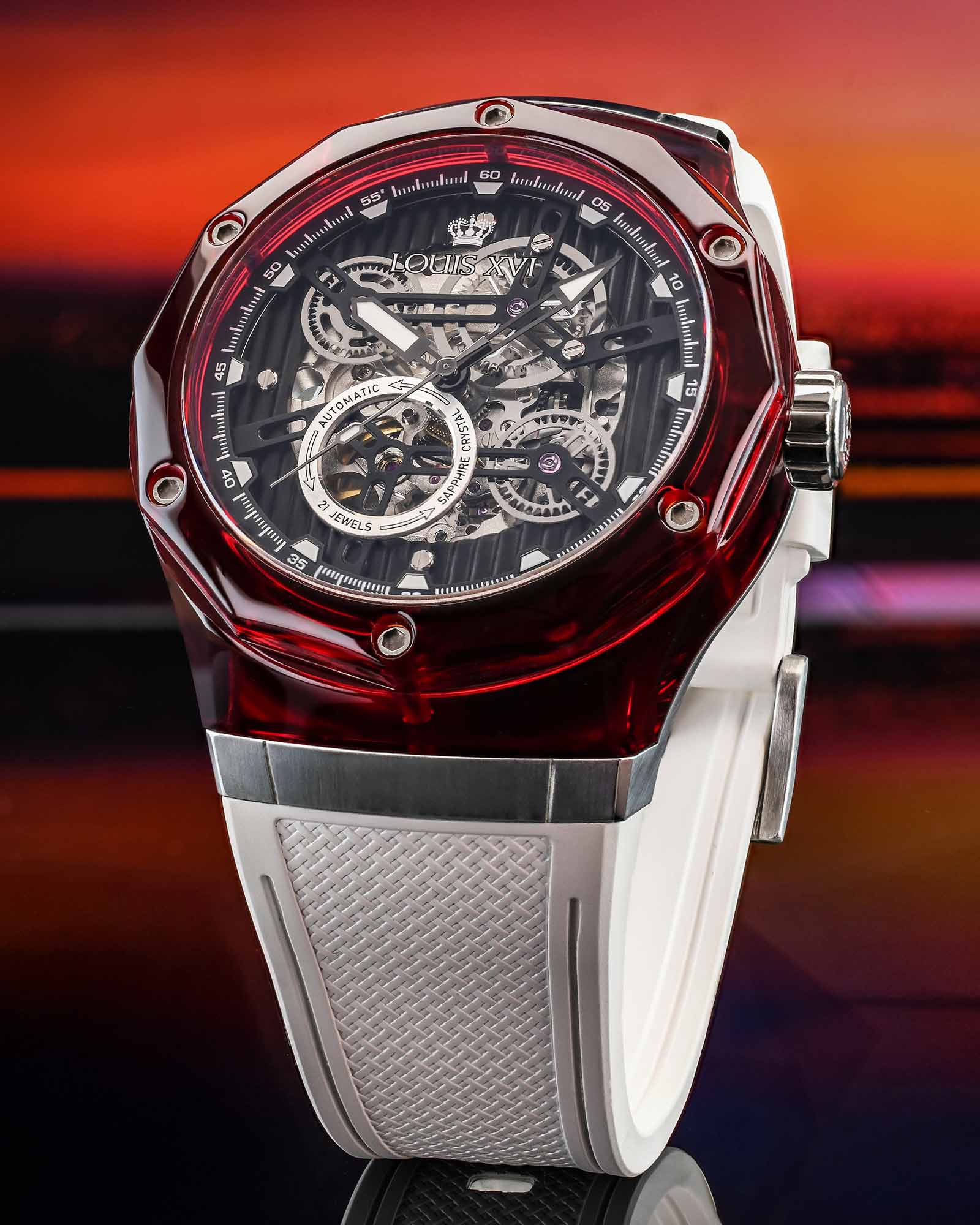 La Lumière Glas Automatik Ref. 3890 – Ruby Red