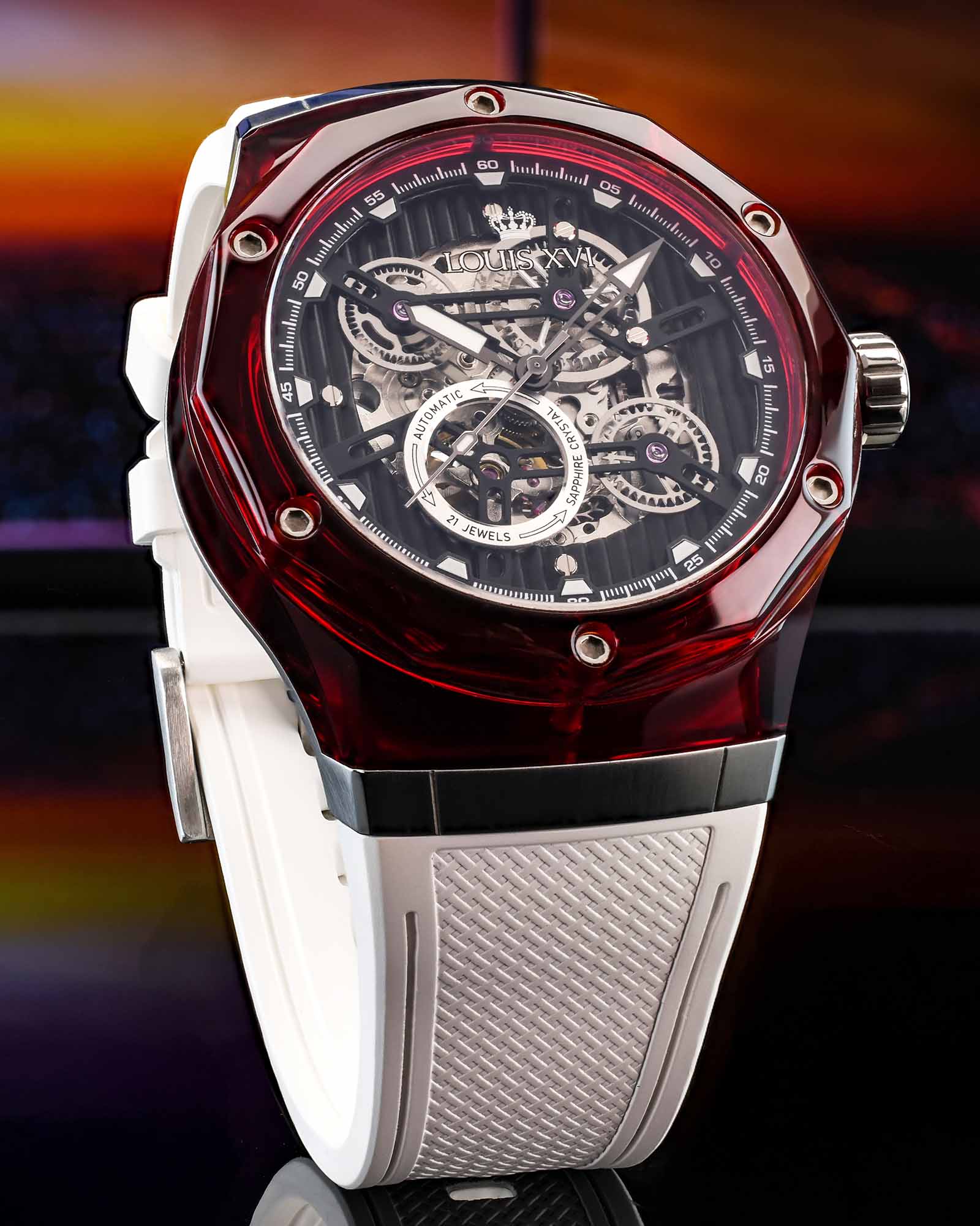 La Lumière Glas Automatik Ref. 3890 – Ruby Red
