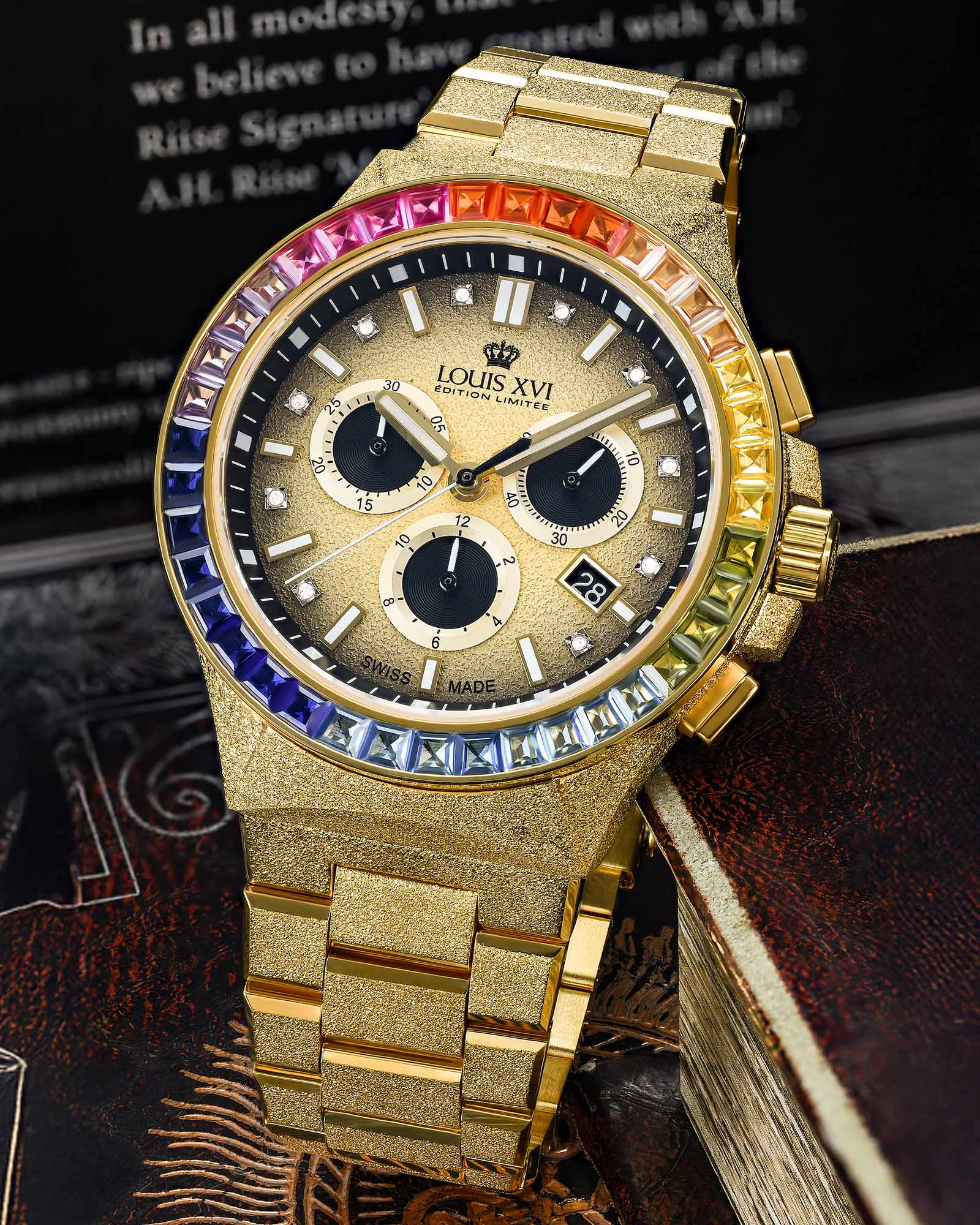 Le Monarque 1218 - 42mm Rainbow-LOUIS XVI