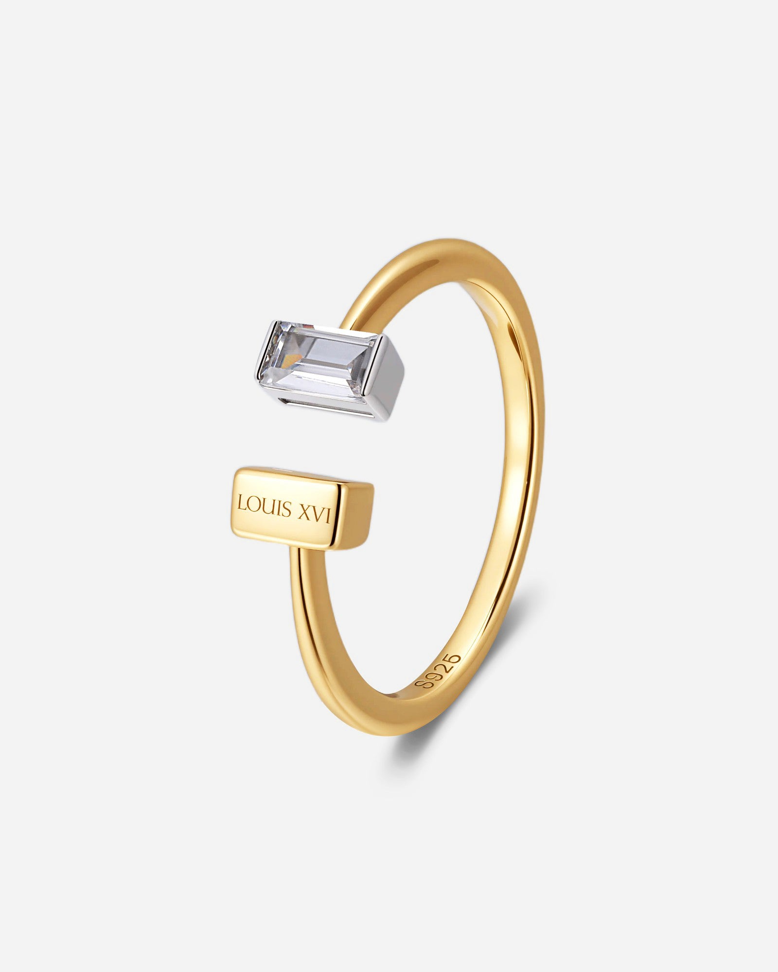 Bicolore Baguette Ringe - 8214000