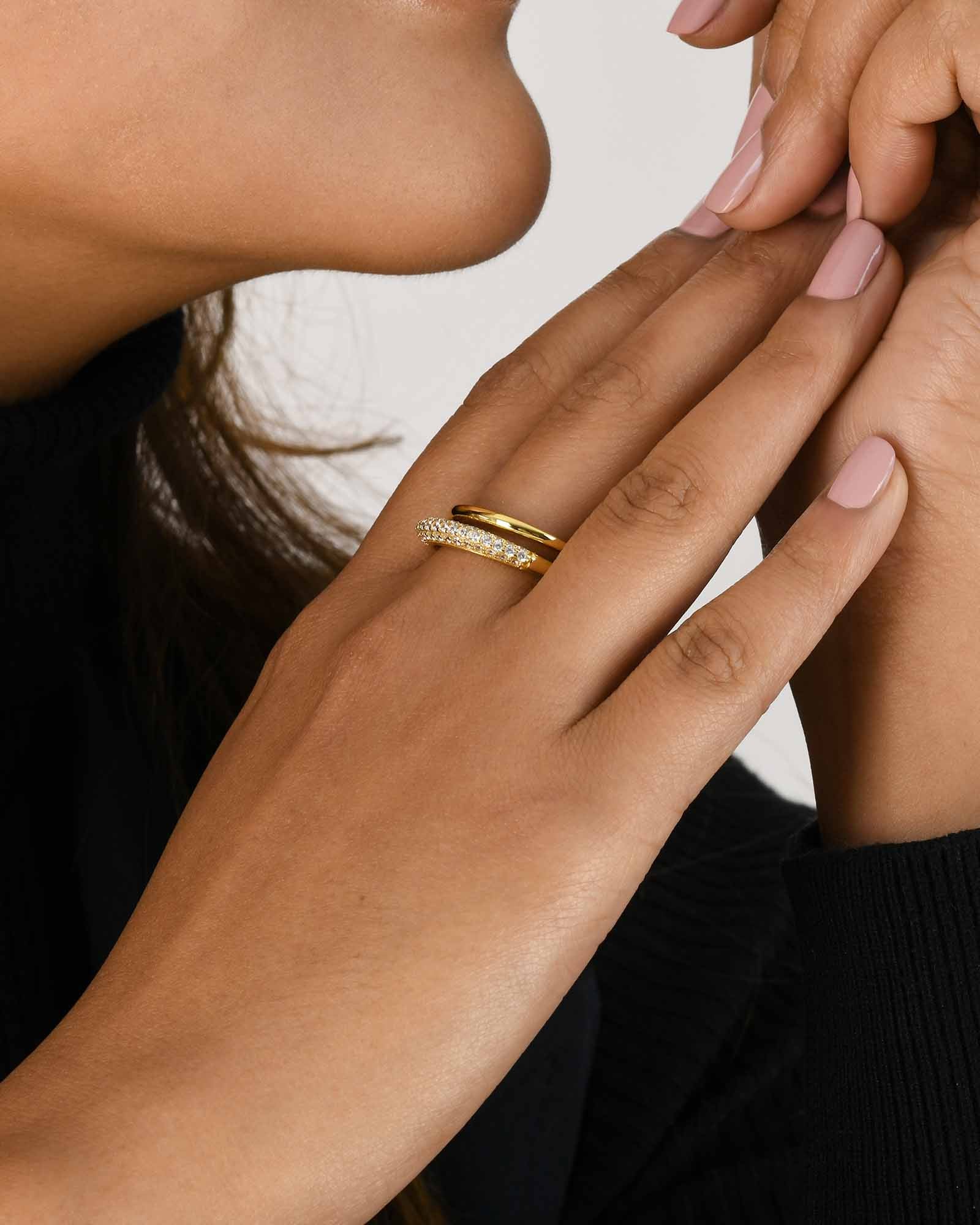 Gouttes Allongées Ringe - 8210300