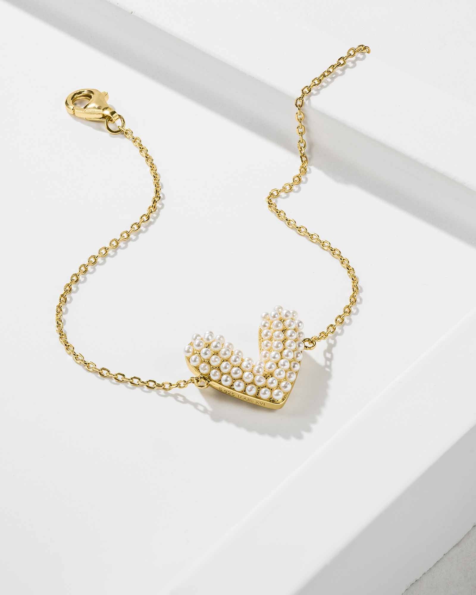 Hjerte Perle Armbånd - 8120000