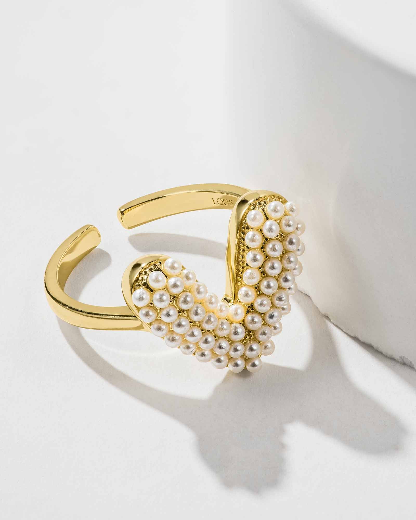 Anneaux Perle Cœur - 8110000