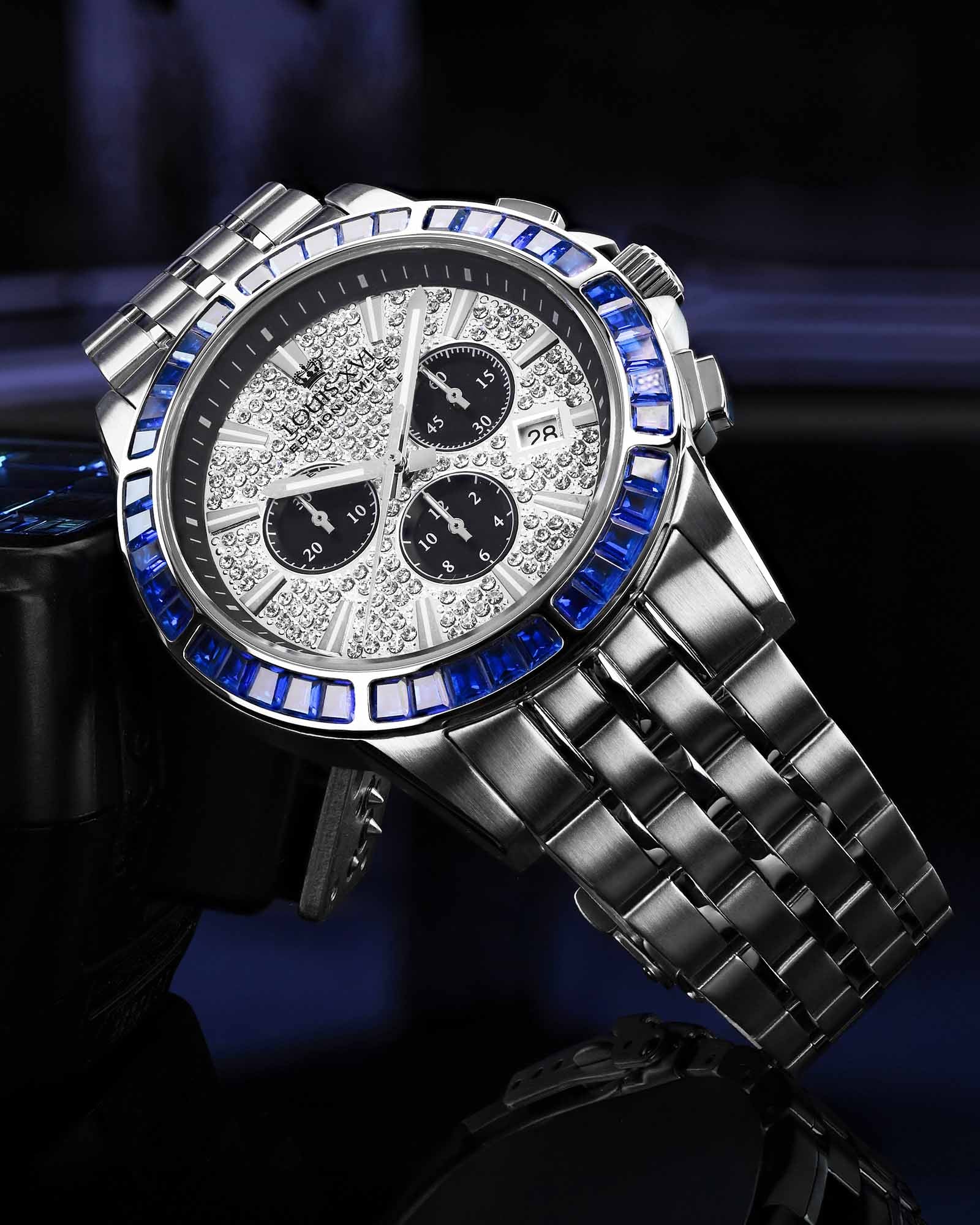 Majesté Iced Out Baguette 1138 - 43mm