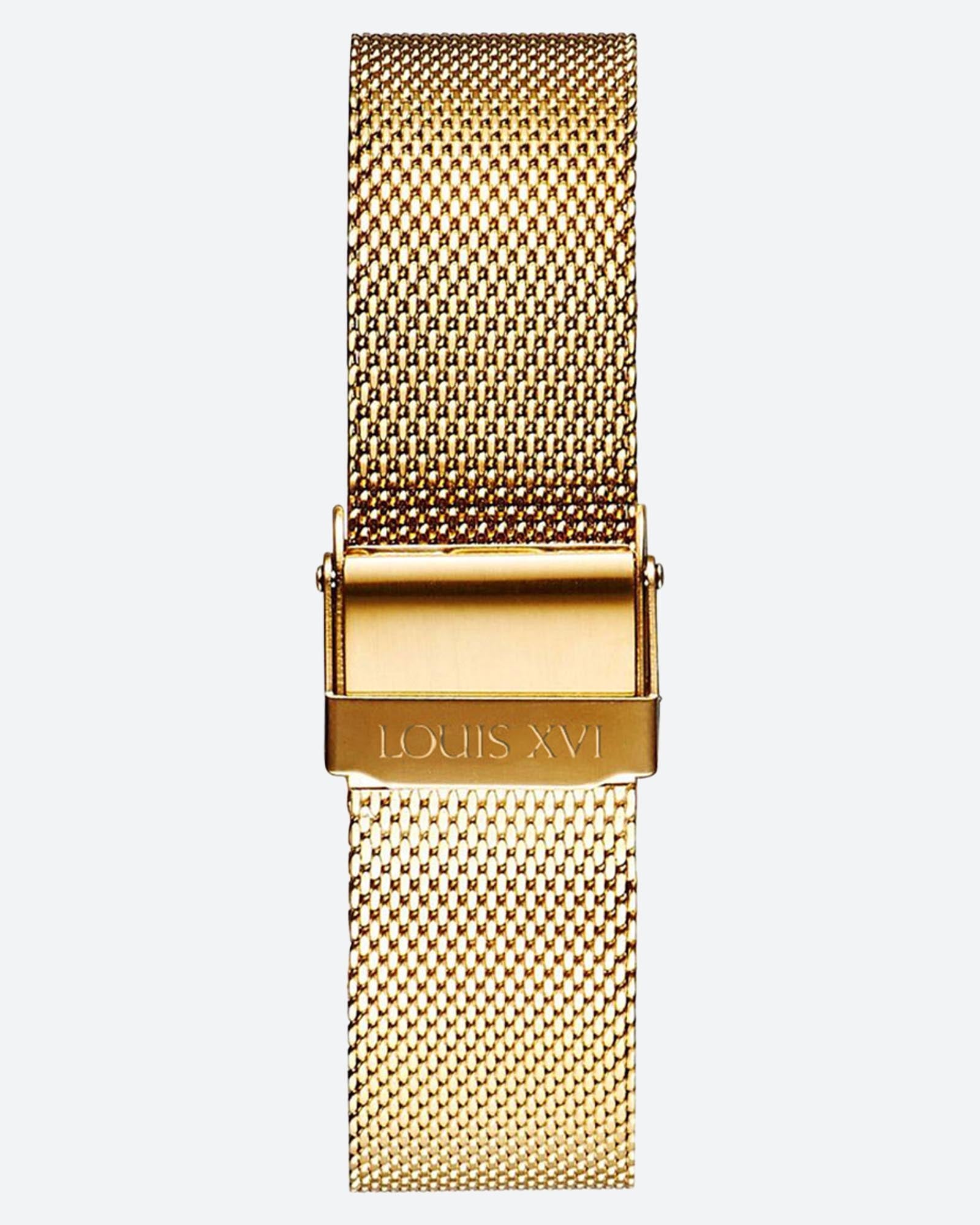 Milanese stålarmband - guld