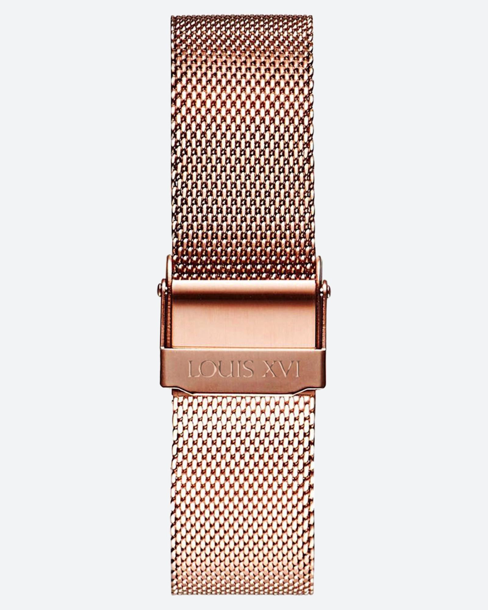Milanese stålarmband - roséguld