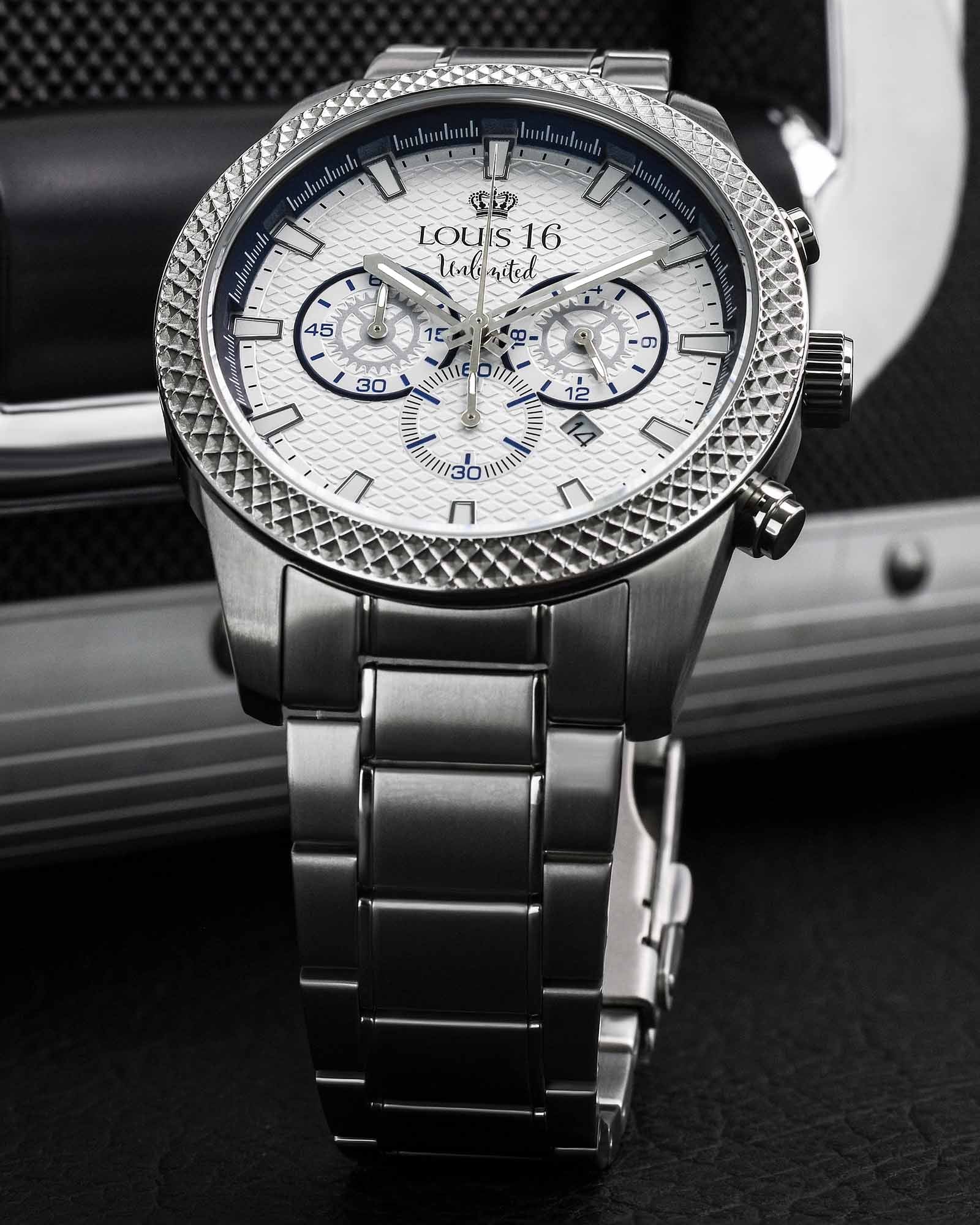Mirage 3320 Chronograph Silver