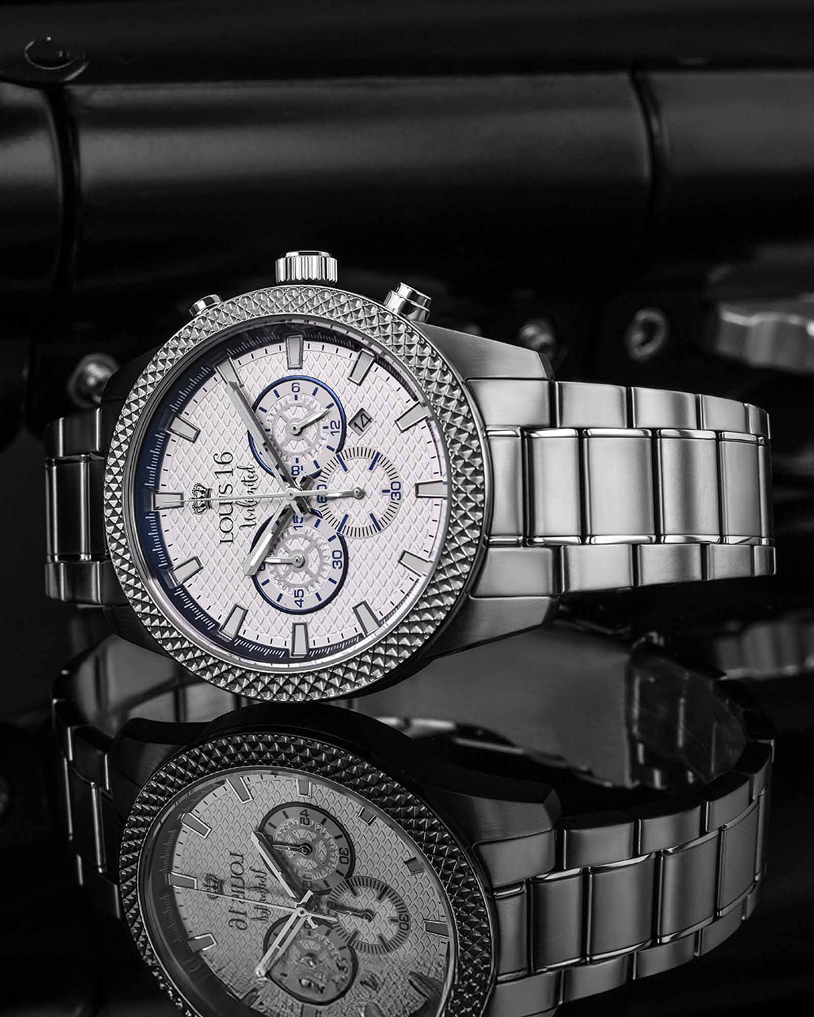 Mirage 3320 Chronograph Silber