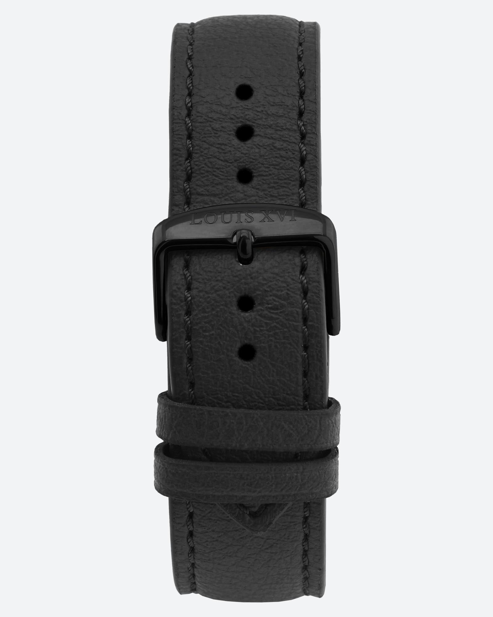Armband äppelläder - svart/svart